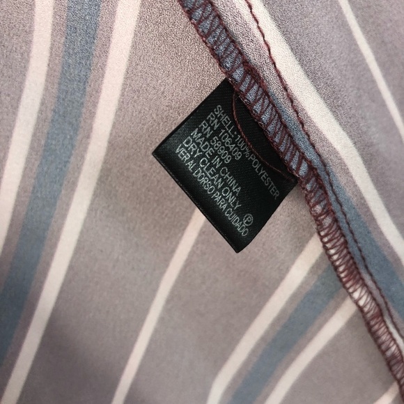 Antonio Melani Striped Split Back Blouse - Picture 7 of 7